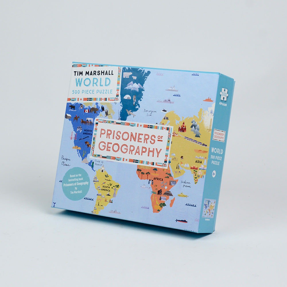 Prisoners of Geography World Map 500 Piece Jigsaw Puzzle