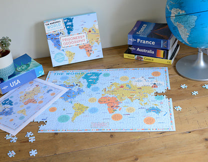 Prisoners of Geography World Map 500 Piece Jigsaw Puzzle