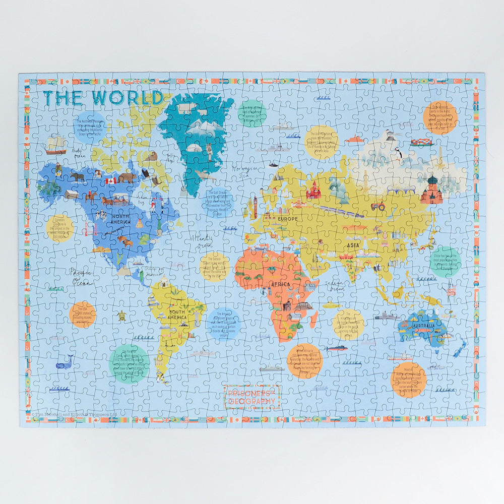 Prisoners of Geography World Map 500 Piece Jigsaw Puzzle