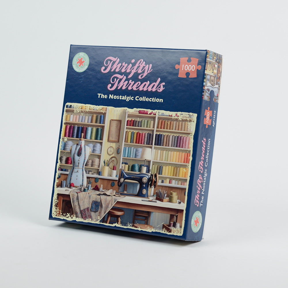 Thrifty Threads 1000 Piece Jigsaw Puzzle