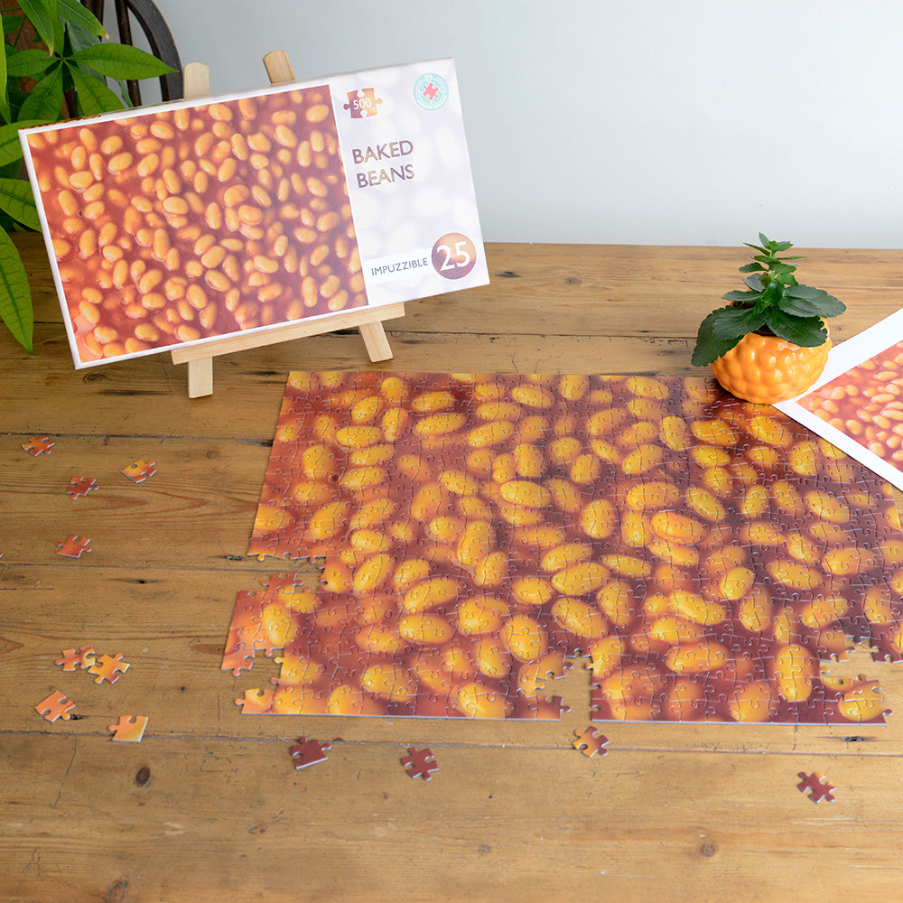 Baked Beans  - Impuzzible No.25 - 1000 or 500 Piece Jigsaw Puzzle