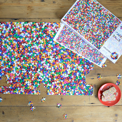 Candy Balls  - Impuzzible No.8 - 1000 or 500 Piece Jigsaw puzzle