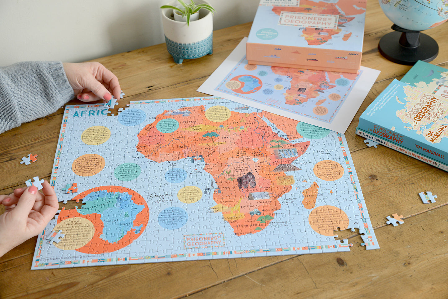 Prisoners of Geography Africa Map 500 Piece Jigsaw Puzzle