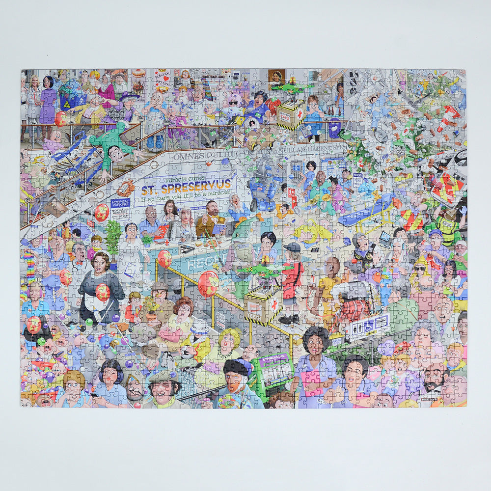 PRE-ORDER Mike Jupp I Love Healthcare 1000 Piece Jigsaw Puzzle