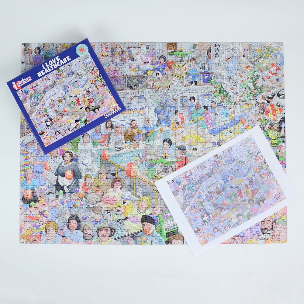 Mike Jupp I Love Healthcare 1000 Piece Jigsaw Puzzle