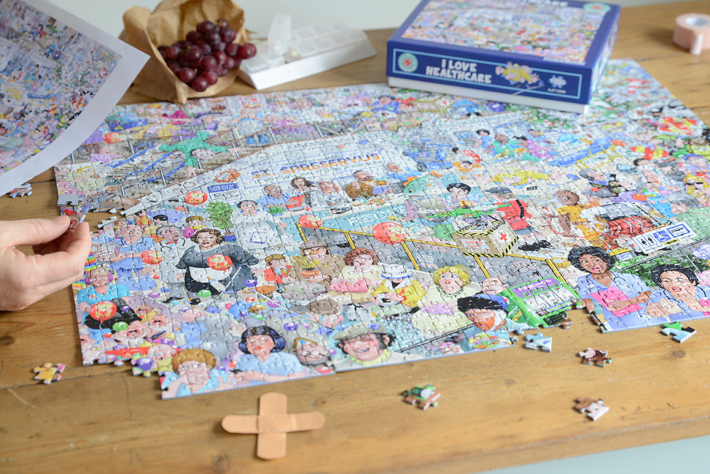 Mike Jupp I Love Healthcare 1000 Piece Jigsaw Puzzle