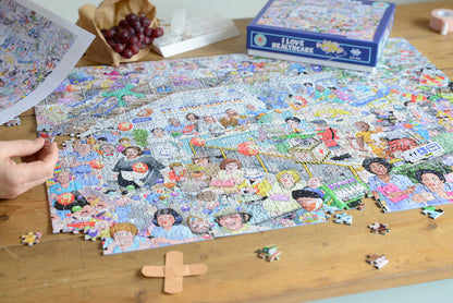 Mike Jupp I Love Healthcare 1000 Piece Jigsaw Puzzle