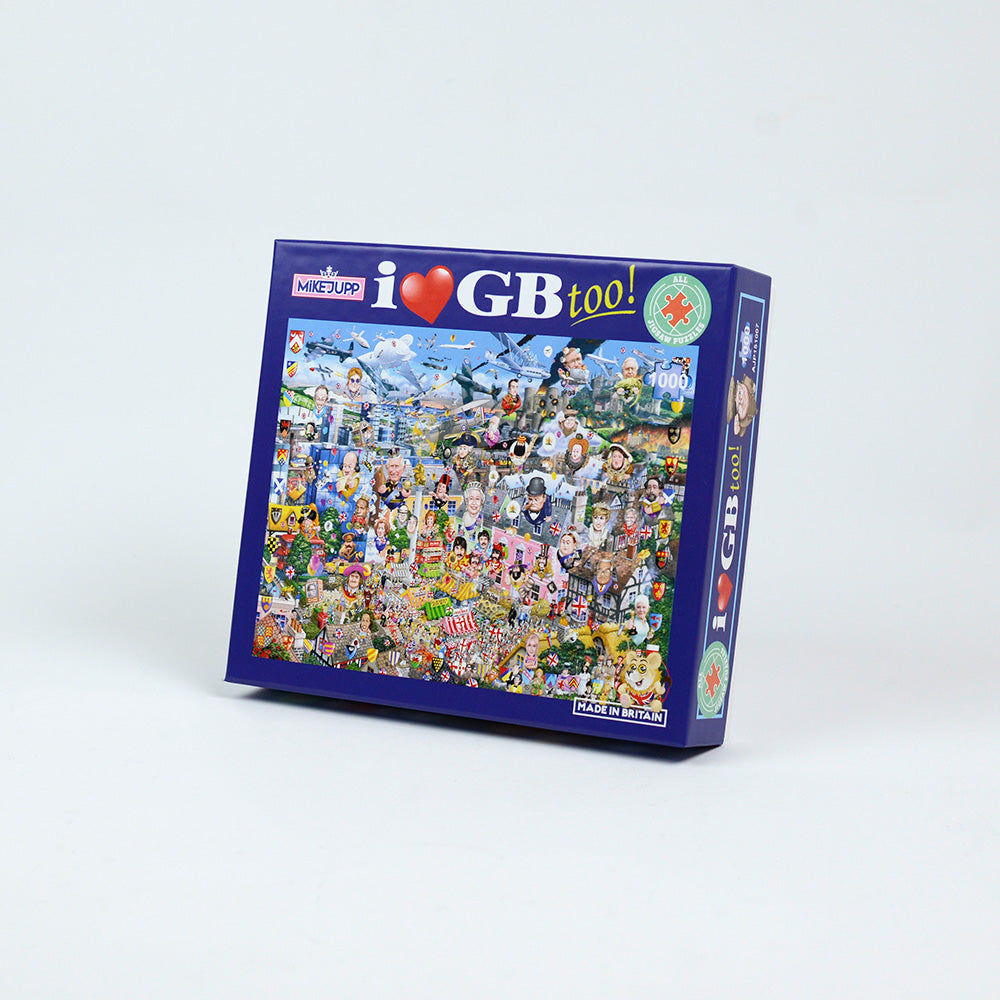 Mike Jupp I Love GB Too! 1000 Piece Jigsaw Puzzle