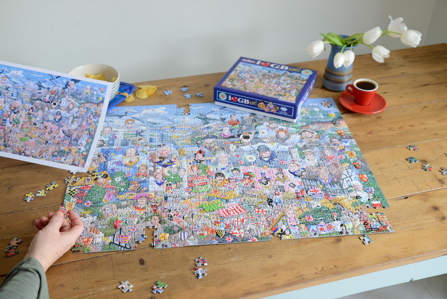 Mike Jupp I Love GB Too! 1000 Piece Jigsaw Puzzle