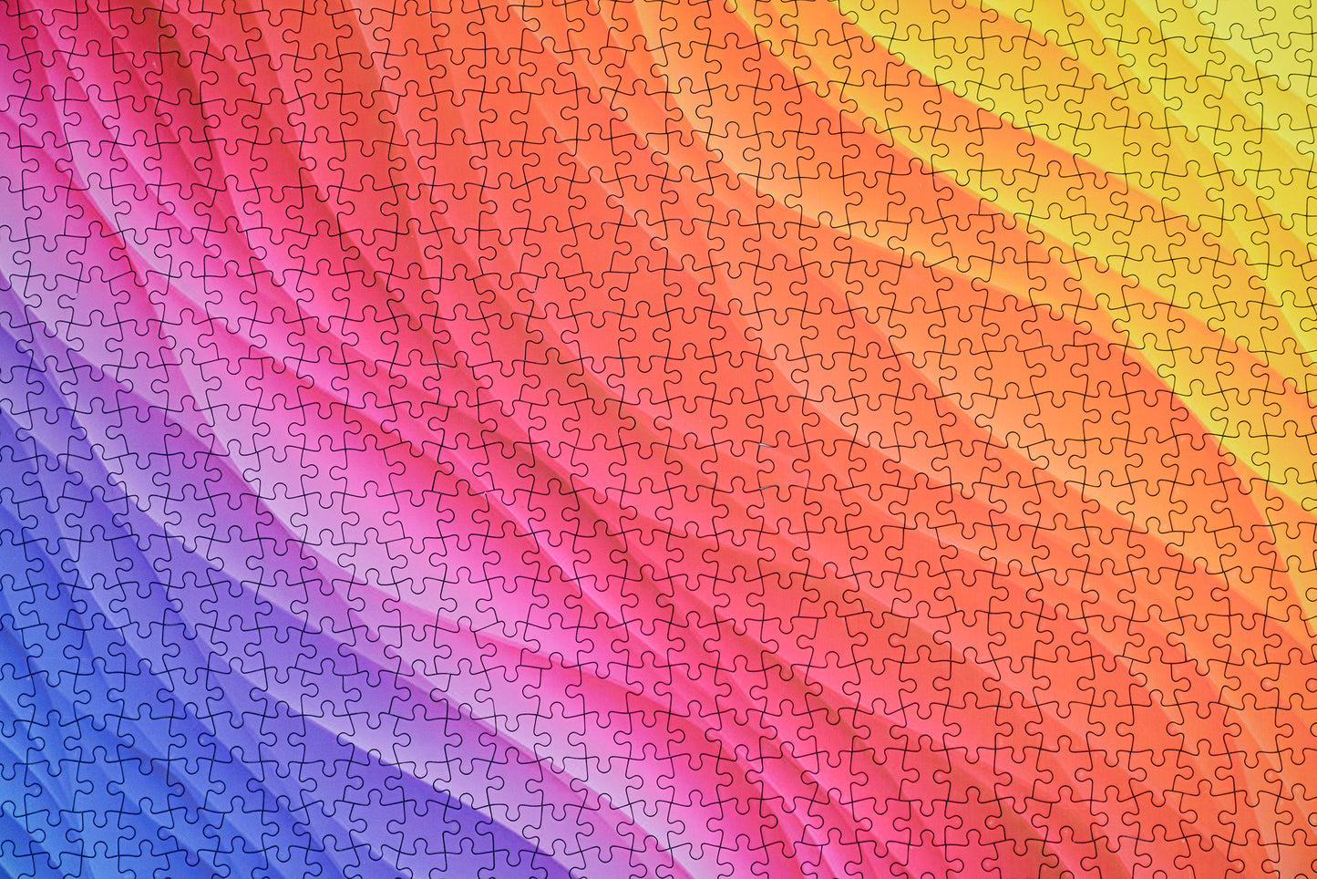 Wavy Rainbow - Impuzzible No.3 - 1000 Pieces Jigsaw Puzzle