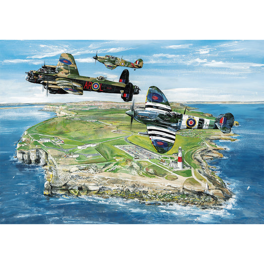 Wings Over Portland 500 Piece Jigsaw Puzzle