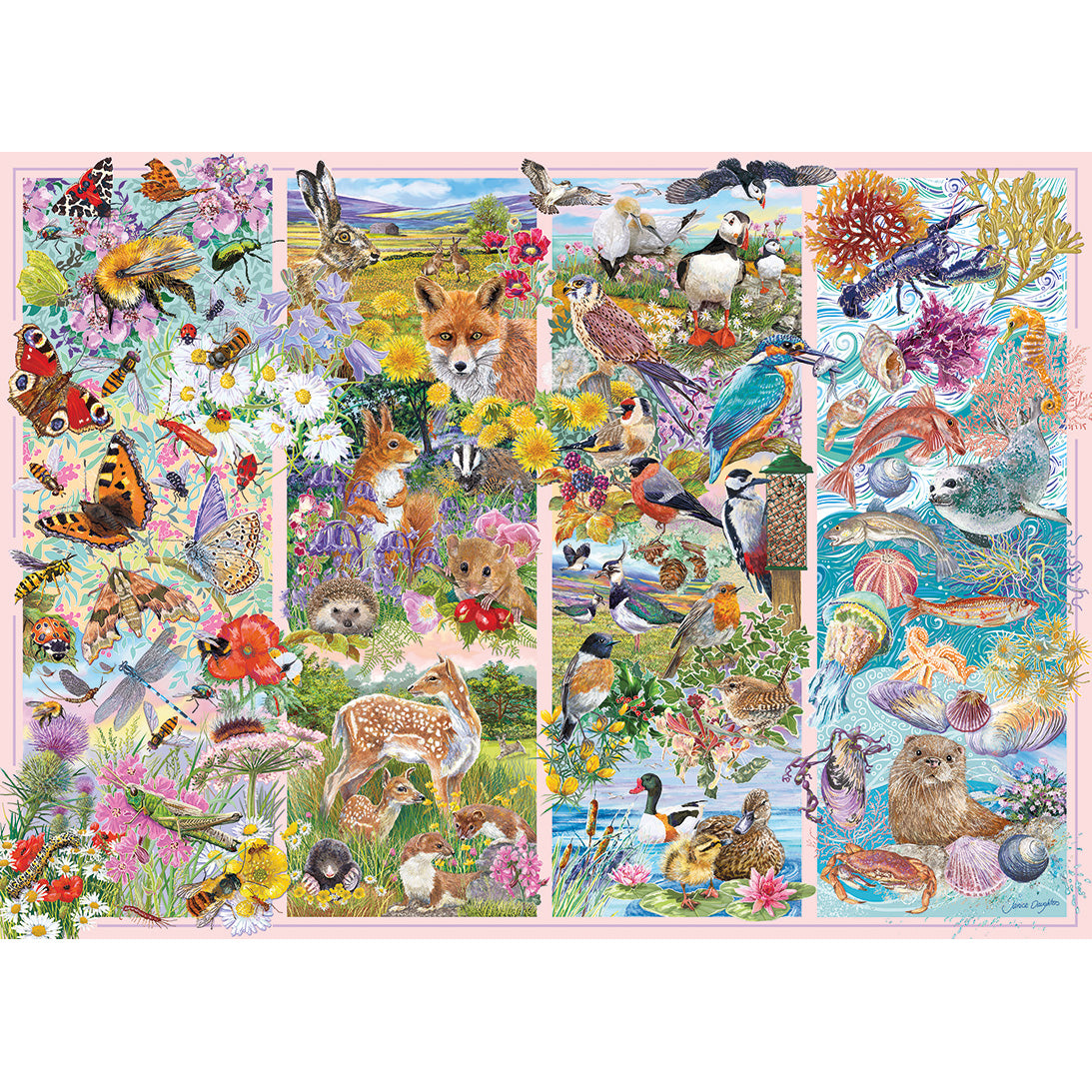 Curious Creatures 1000 Piece Jigsaw Puzzle