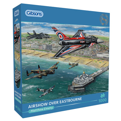 Airshow Over Eastbourne 1000 Piece Jigsaw Puzzle