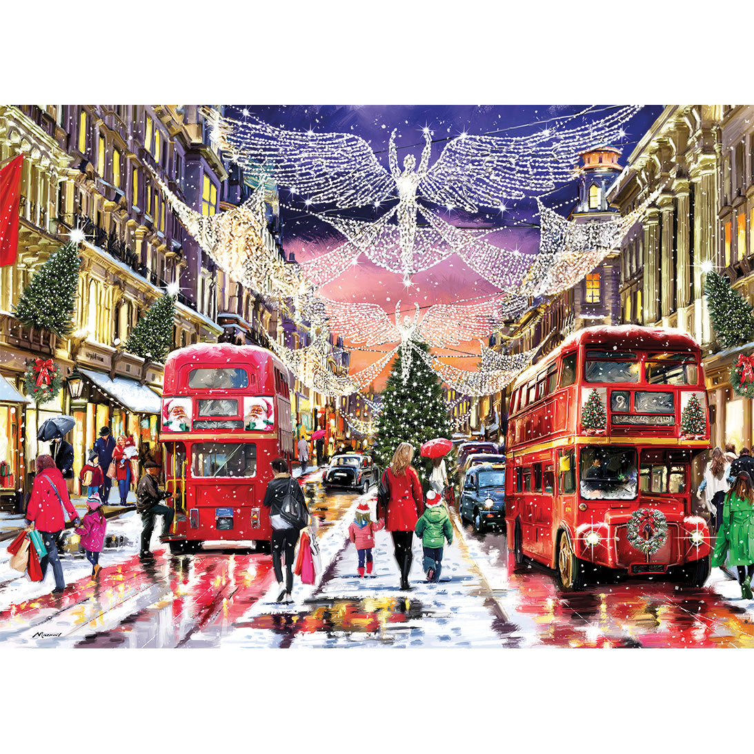 Regent Street at Christmas 1000 Piece Jigsaw Puzzle