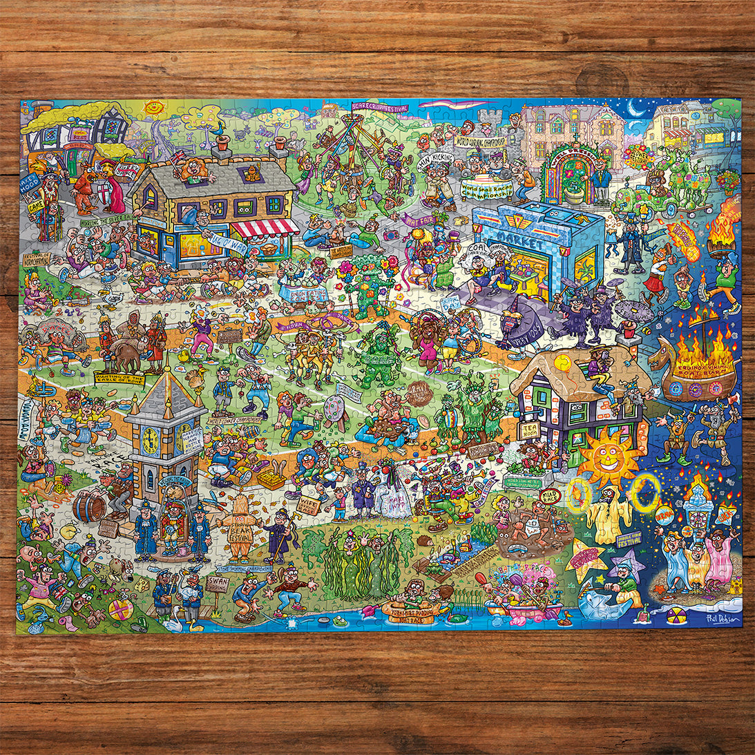 Jokesaws: Barmy Britain 1000 Piece Jigsaw Puzzle