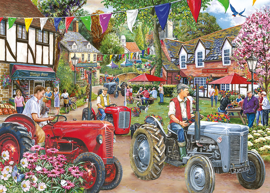 Tractor Parade 1000 Piece Jigsaw Puzzle