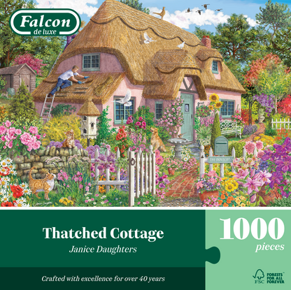 Thatched Cottage 1000 Piece Jigsaw Puzzle