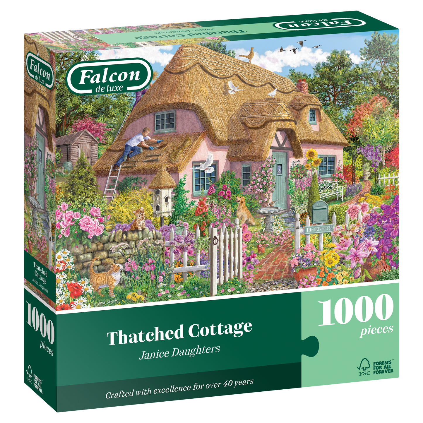 Thatched Cottage 1000 Piece Jigsaw Puzzle