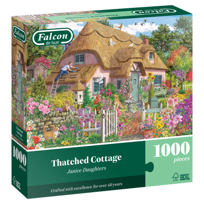 Thatched Cottage 1000 Piece Jigsaw Puzzle