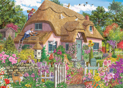 Thatched Cottage 1000 Piece Jigsaw Puzzle