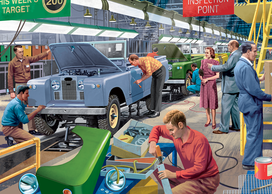 The Car Factory 1000 Piece Jigsaw Puzzle