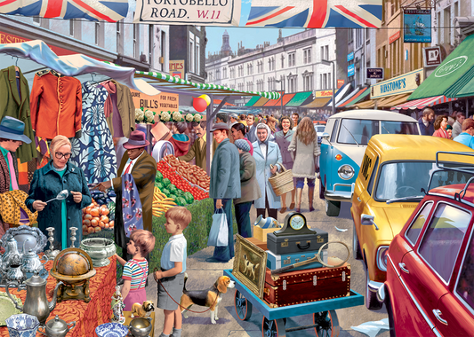 Portobello Road Market 1000 Piece Jigsaw Puzzle