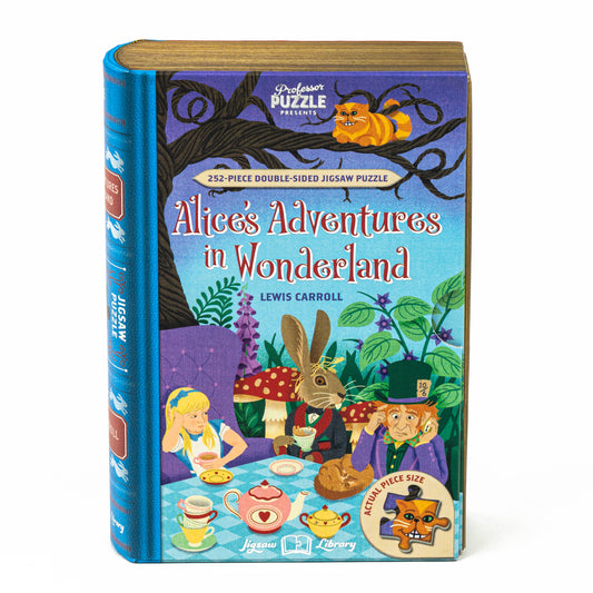 Alice in Wonderland Jigsaw Library 252 Piece Jigsaw Puzzle