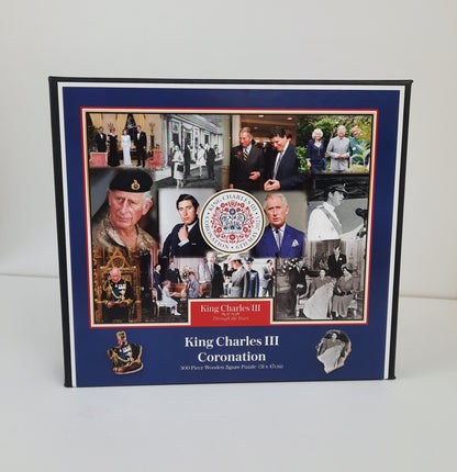 King Charles III Commemorative Coronation Jigsaw Puzzle