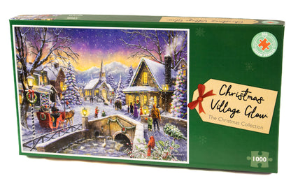 Christmas Village Glow 1000  Piece Jigsaw Puzzle