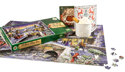 Christmas Village Glow 1000  Piece Jigsaw Puzzle