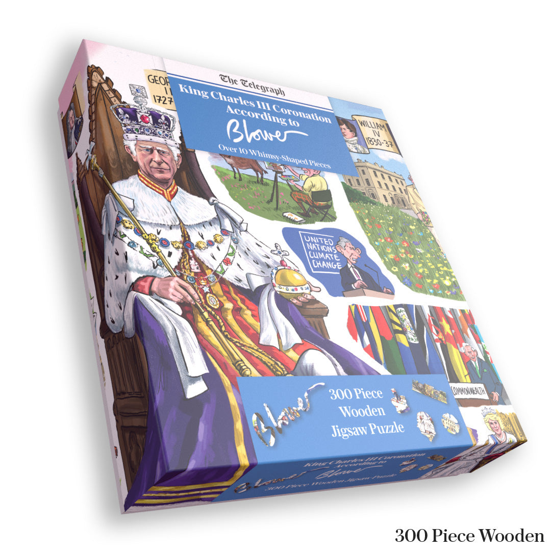 King Charles III Coronation According to Blower 1000 or 300 Piece Jigsaw Puzzle