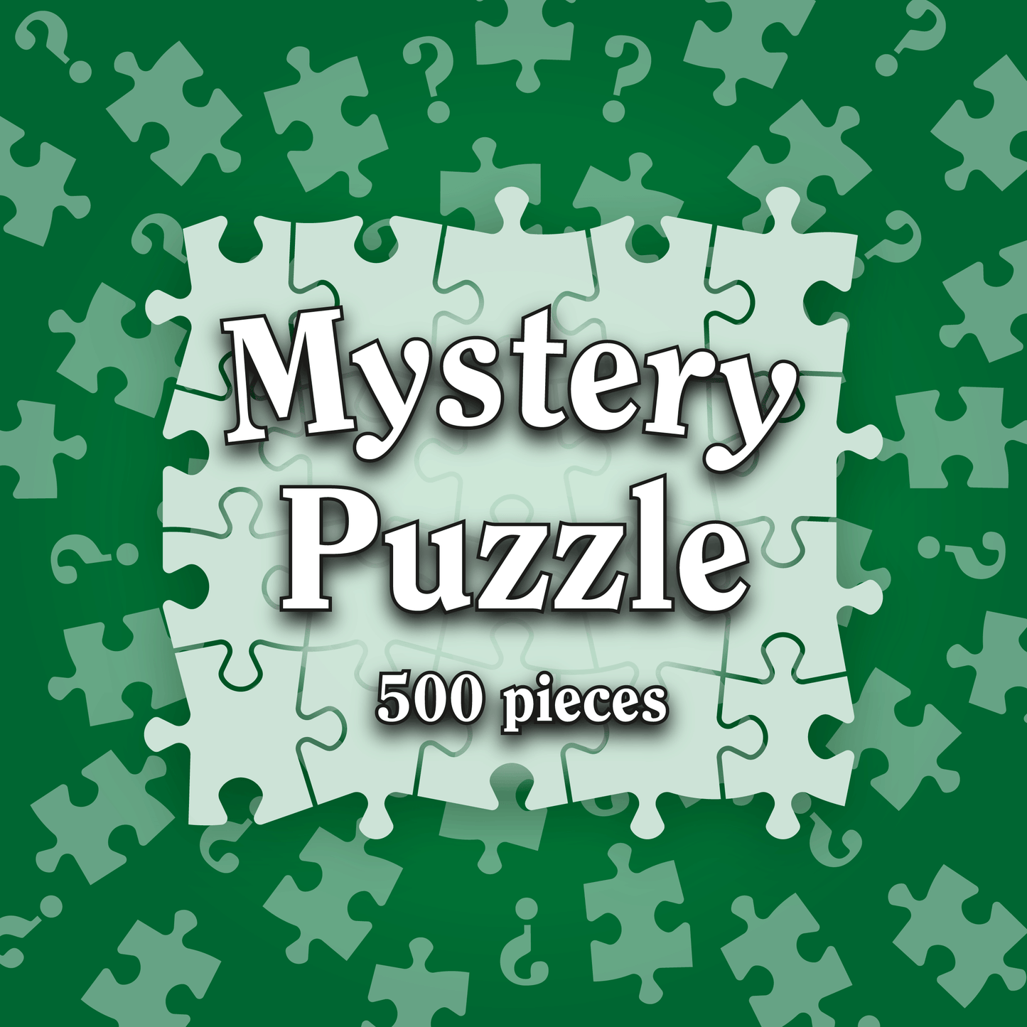 500-999 pc Mystery Bargain Jigsaw Puzzle