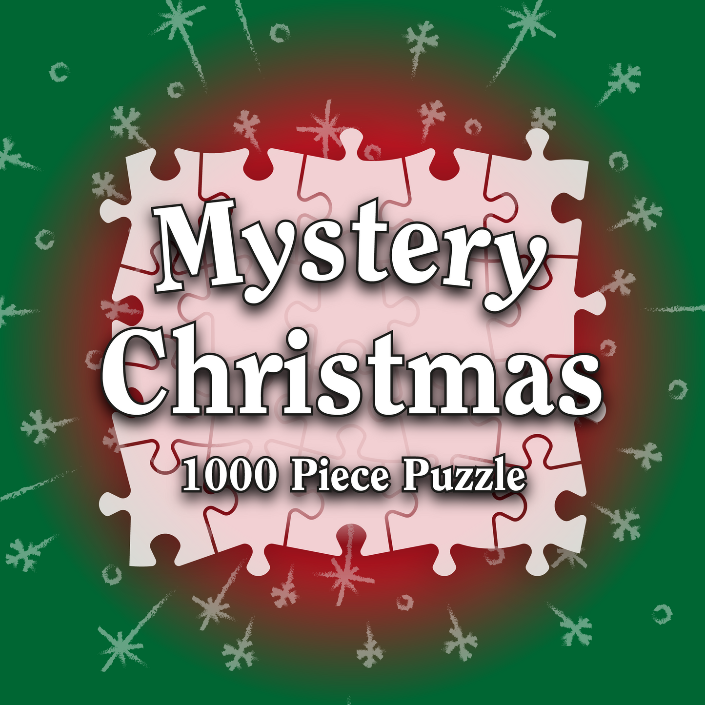 Mystery Jigsaw Puzzle - Christmas Themed 1000 Piece