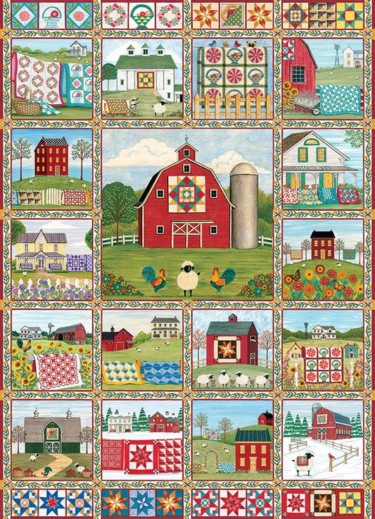 Quilt Country 1000 Piece Jigsaw Puzzle