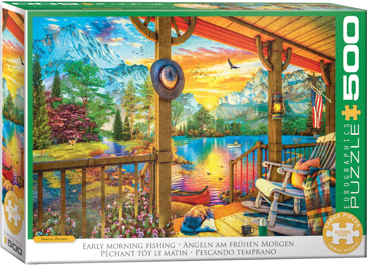 Early Morning Fishing 500 Piece Jigsaw Puzzle