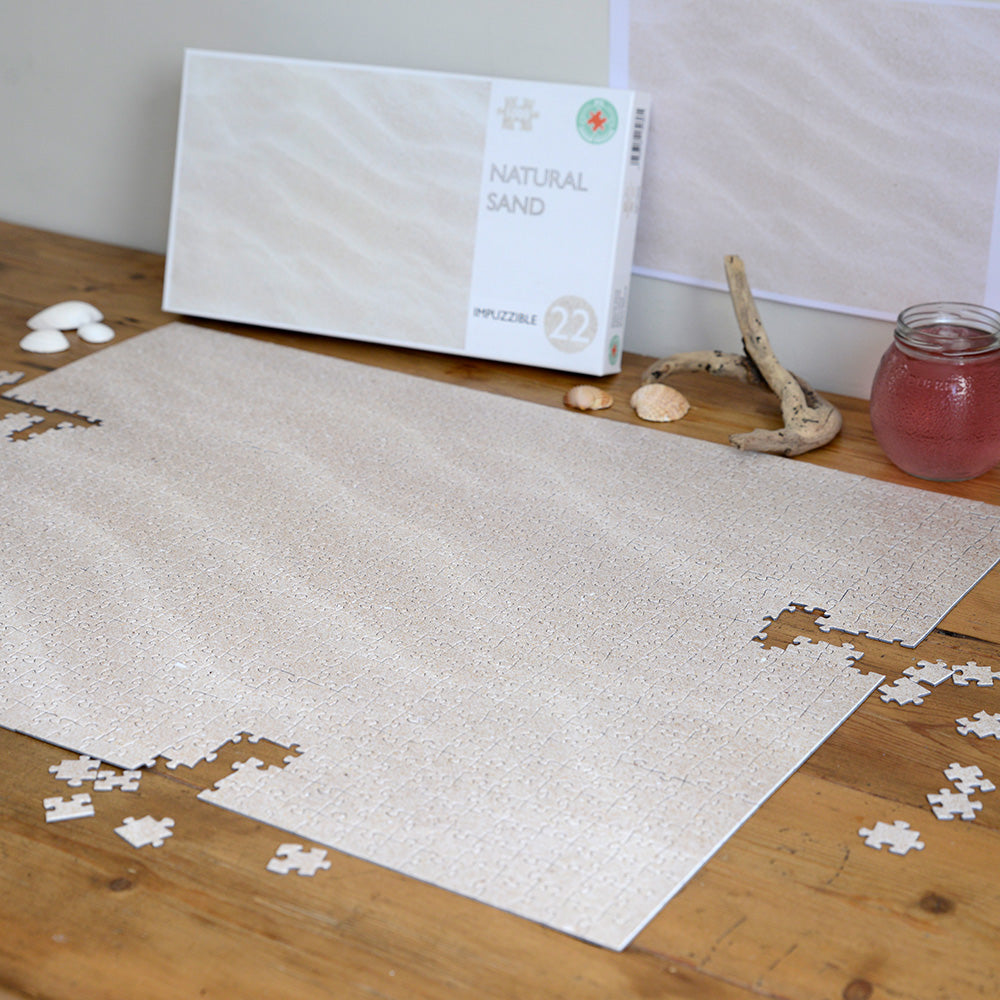 Natural Sand  - Impuzzible No.22 - 1000 Piece Jigsaw Puzzle