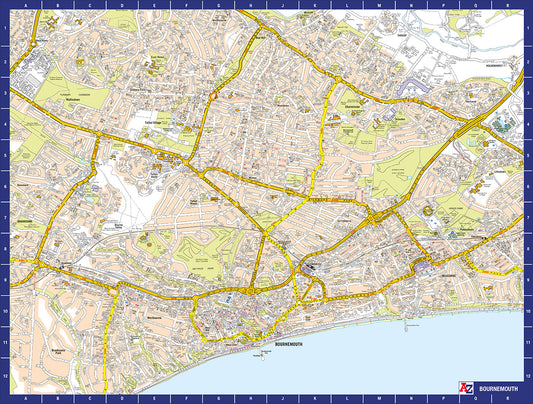 A to Z Map of Bournemouth 1000 Piece Jigsaw