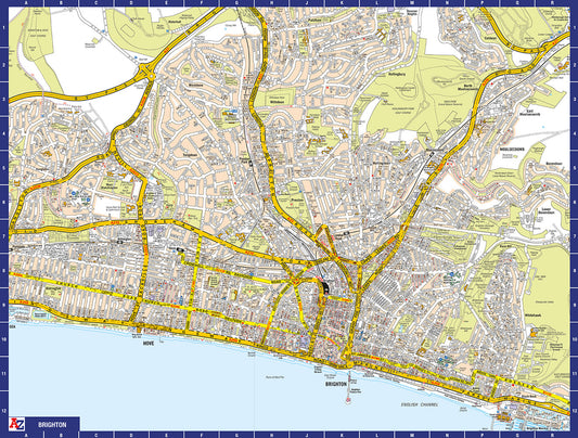 A to Z Map of  Brighton 1000 Piece Jigsaw