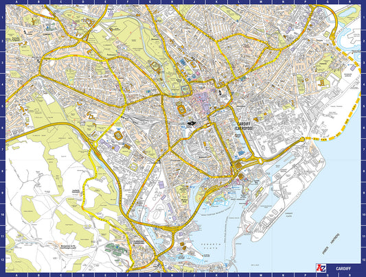 A to Z Map of Cardiff 1000 Piece Jigsaw