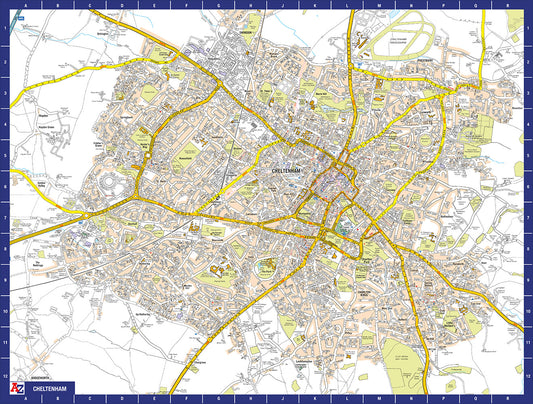 A to Z Map of Cheltenham 1000 Piece Jigsaw