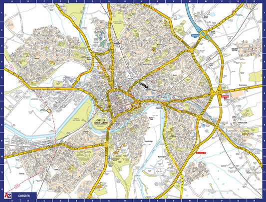 A to Z Map of  Chester 1000 Piece Jigsaw