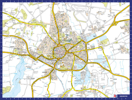 A to Z Map of Chichester 1000 Piece Jigsaw