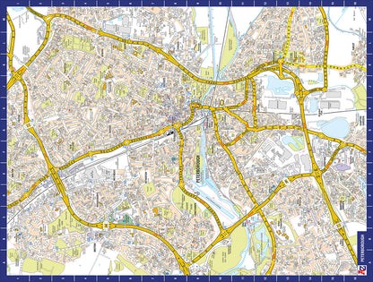 A to Z Map of  Peterborough 1000 Piece Jigsaw