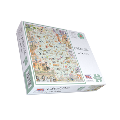 Tim Bulmer's Map of Cambridge 1000 Piece Jigsaw Puzzle