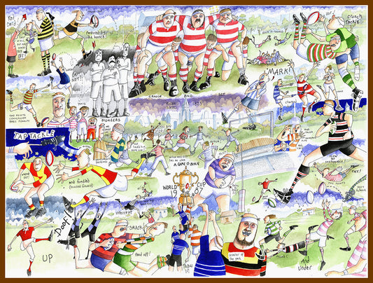 Rugby - Tim Bulmer 1000 Piece Jigsaw Puzzle