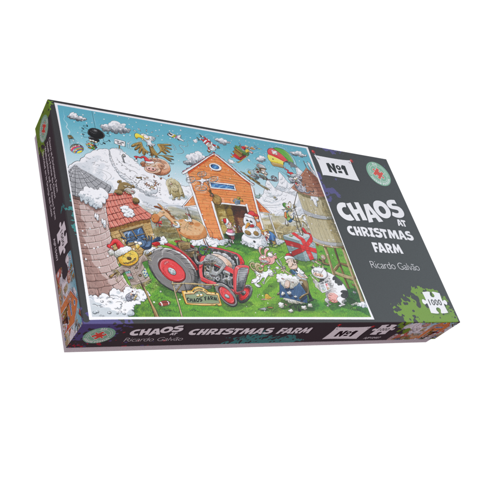 Christmas at Chaos Farm - No.1 500 Piece Jigsaw Puzzle