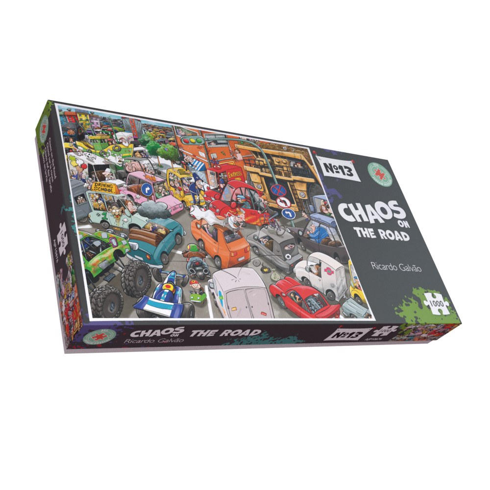 Chaos on the Road - No.13 1000 or 500 Piece Jigsaw Puzzle