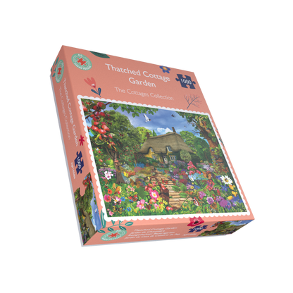 Thatched Cottage Garden 1000 or 500 Piece Jigsaw Puzzles