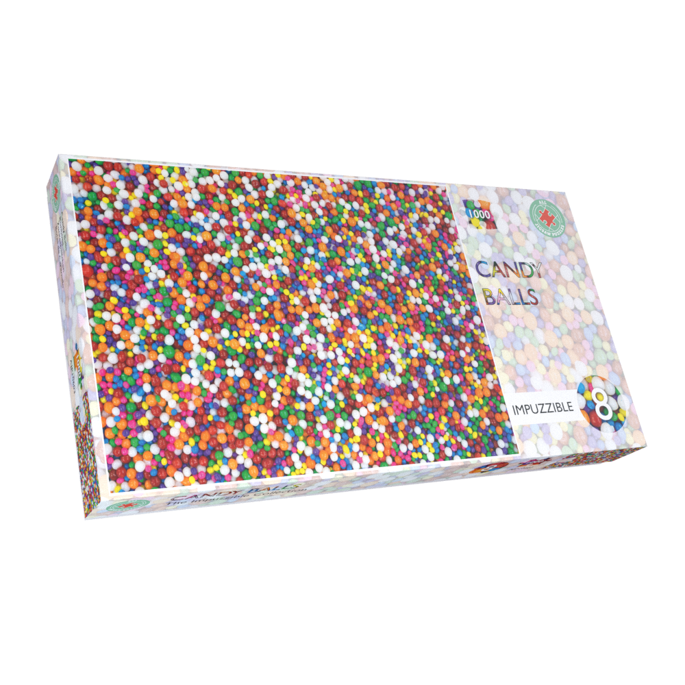 Candy Balls  - Impuzzible No.8 - 1000 or 500 Piece Jigsaw puzzle