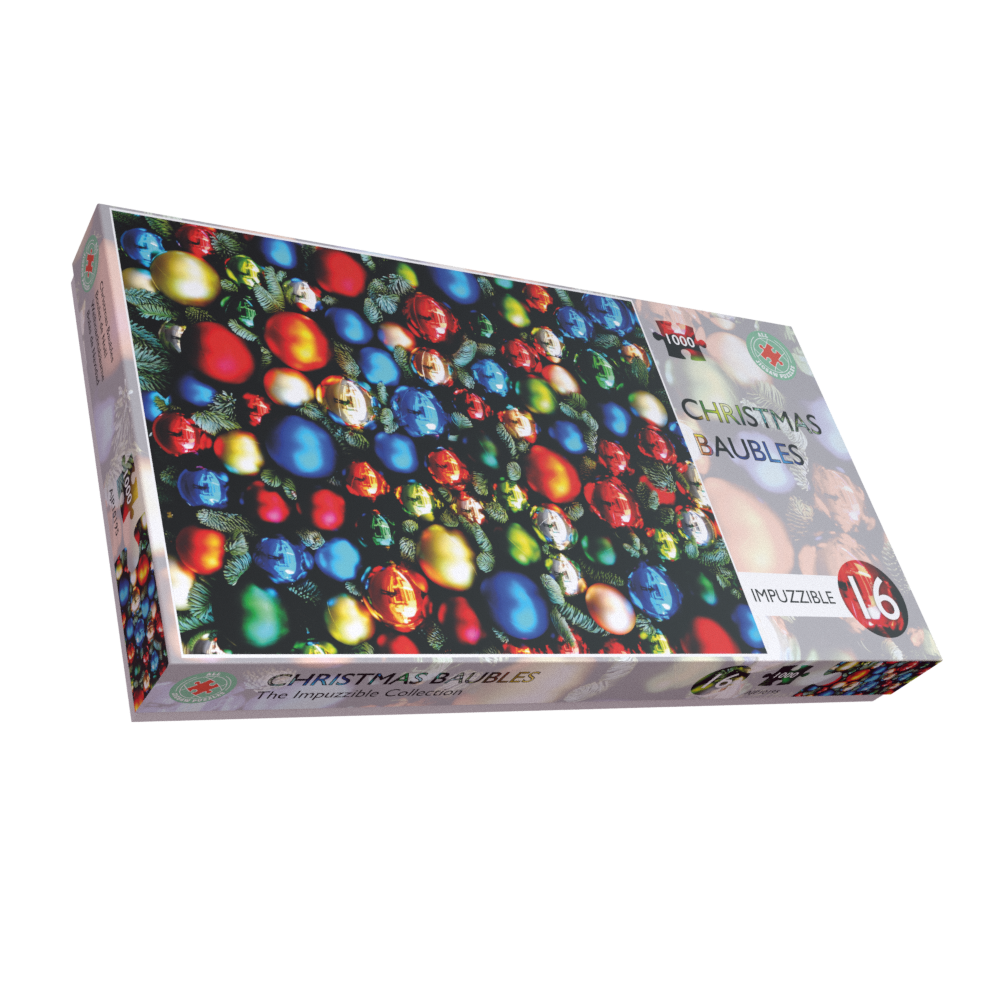 Christmas Baubles - Impuzzible No.16 -   1000 Piece Jigsaw Puzzle